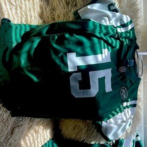 NFL New York Jets Nike On Field Jersey Boys XL 18-20 Tim Tebow 15 Solid Greenl